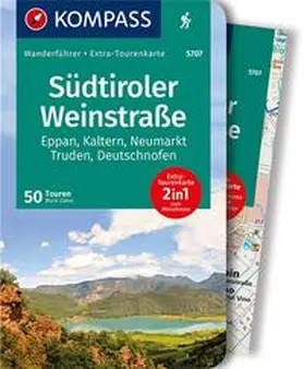 Zahel |  KOMPASS Wanderführer Südtiroler Weinstraße, 50 Touren | Buch |  Sack Fachmedien