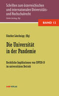 Löschnigg |  Die Universität in der Pandemie | Buch |  Sack Fachmedien
