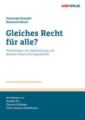 Schöffmann / Drs / Dullinger | Gleiches Recht für alle? | Buch | 978-3-99046-628-5 | sack.de
