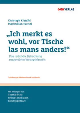 Kietaibl / Turrini |  „Ich merkt es wohl, vor Tische las mans anders!“ | Buch |  Sack Fachmedien