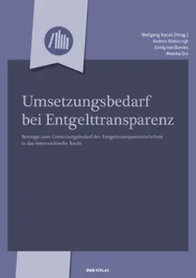 Drs / von Borries / Blaszczyk |  Umsetzungsbedarf bei Entgelttransparenz | Buch |  Sack Fachmedien