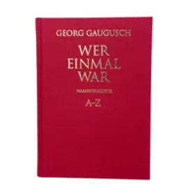 Gaugusch |  Wer einmal war. Namensregister | Buch |  Sack Fachmedien