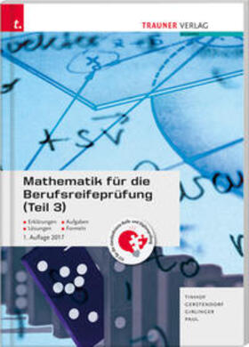 Tinhof / Gerstendorf / Girlinger | Mathematik für die Berufsreifeprüfung (Teil 3) | Buch | 978-3-99062-138-7 | sack.de