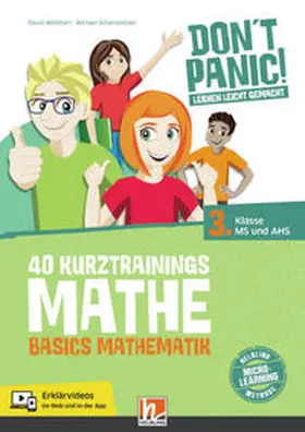 Wohlhart / Scharnreitner |  DON'T PANIC! Lernen leicht gemacht, 40 Kurztrainings Mathe | Buch |  Sack Fachmedien