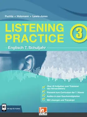 Puchta / Holzmann / Lewis-Jones |  Listening Practice 3. Heft inkl. HELBLING Media App | Buch |  Sack Fachmedien