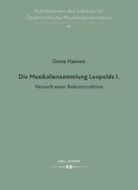 Haenen | Die Musikaliensammlung Leopolds I. | E-Book | www.sack.de
