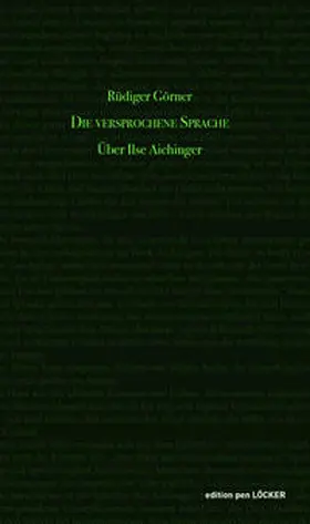 Görner |  Die versprochene Sprache | Buch |  Sack Fachmedien