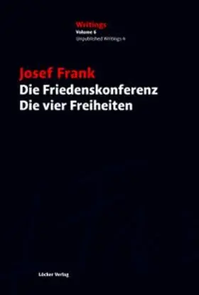 Frank |  Die Friedenskonferenz / Die vier Freiheiten | Buch |  Sack Fachmedien