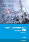 proLIBRIS VerlagsgesmbH |  Wiener Veranstaltungsgesetz 2020 | Buch |  Sack Fachmedien