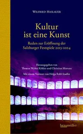 Haslauer |  Kultur ist eine Kunst | Buch |  Sack Fachmedien