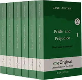 EasyOriginal Verlag / Austen |  Pride and Prejudice / Stolz und Vorurteil - 6 Teile Hardcover - (Buch + MP3 Audio-CD) - Lesemethode von Ilya Frank - Zweisprachige Ausgabe Englisch-Deutsch | Buch |  Sack Fachmedien