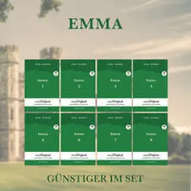 EasyOriginal Verlag / Austen |  Emma - Teile 1-8 (Buch + Audio-Online) - Lesemethode von Ilya Frank - Zweisprachige Ausgabe Englisch-Deutsch | Buch |  Sack Fachmedien