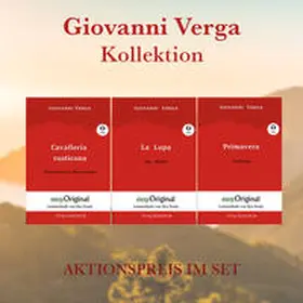 EasyOriginal Verlag / Verga |  Giovanni Verga Kollektion (Bücher + Audio-Online) - Lesemethode von Ilya Frank | Buch |  Sack Fachmedien