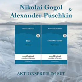 EasyOriginal Verlag / Gogol / Puschkin |  Nikolai Gogol & Alexander Puschkin (Bücher + Audio-Online) - Lesemethode von Ilya Frank | Buch |  Sack Fachmedien