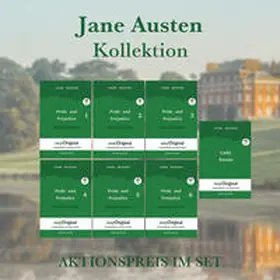 EasyOriginal Verlag / Austen |  Jane Austen Kollektion Softcover (Bücher + 7 MP3 Audio-CDs) - Lesemethode von Ilya Frank - Zweisprachige Ausgabe Englisch-Deutsch | Buch |  Sack Fachmedien