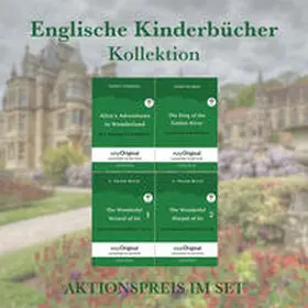 EasyOriginal Verlag / Carroll / Baum |  Englische Kinderbücher Kollektion (Bücher + 4 MP3 Audio-CDs) - Lesemethode von Ilya Frank - Zweisprachige Ausgabe Englisch-Deutsch | Buch |  Sack Fachmedien