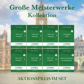 EasyOriginal Verlag / Austen / Dickens |  Große Meisterwerke Kollektion Softcover (Bücher + 8 MP3 Audio-CDs) - Lesemethode von Ilya Frank - Zweisprachige Ausgabe Englisch-Deutsch | Buch |  Sack Fachmedien