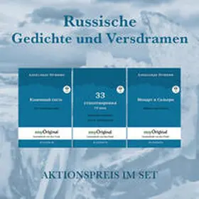 EasyOriginal Verlag / Puschkin |  Russische Gedichte und Versdramen (Bücher + 3 Audio+CDs) | Buch |  Sack Fachmedien