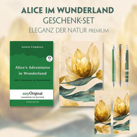 EasyOriginal Verlag / Carroll |  Alice im Wunderland Geschenkset (Softcover + Audio-Online) + Eleganz der Natur Schreibset Premium | Buch |  Sack Fachmedien