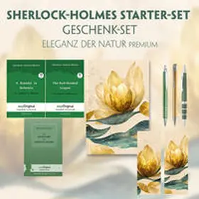 EasyOriginal Verlag / Doyle |  The Adventures of Sherlock Holmes Starter-Paket Geschenkset (mit Audio-Online) + Eleganz der Natur Schreibset Premium | Buch |  Sack Fachmedien