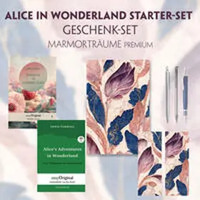 EasyOriginal Verlag / Carroll |  Alice im Wunderland Starter-Paket Geschenkset - 2 Bücher (mit Audio-Online) + Marmorträume Schreibset Premium | Buch |  Sack Fachmedien