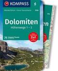 Will |  KOMPASS Wanderführer Dolomiten Höhenweg 1 bis 3, 71 Touren | Buch |  Sack Fachmedien