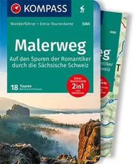 Pollmann |  KOMPASS Wanderführer Malerweg - Auf den Spuren der Romantiker durch die Sächsische Schweiz, 18 Touren | Buch |  Sack Fachmedien