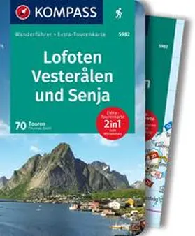 Diehl |  KOMPASS Wanderführer Lofoten, Vesterålen und Senja, 70 Touren mit Extra-Tourenkarte | Buch |  Sack Fachmedien