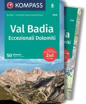 Hüsler |  KOMPASS guida escursionistica Val Badia, Eccezionali Dolomiti, 50 itinerari | Buch |  Sack Fachmedien