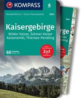 Theil |  KOMPASS Wanderführer Kaisergebirge, 60 Touren mit Extra-Tourenkarte | Buch |  Sack Fachmedien