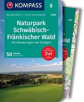 Sippel |  KOMPASS Wanderführer Naturpark Schwäbisch-Fränkischer Wald, Die Wanderregion bei Stuttgart, 50 Touren mit Extra-Tourenkarte | Buch |  Sack Fachmedien