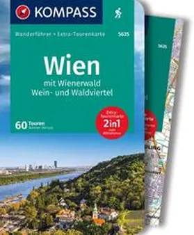Heriszt |  KOMPASS Wanderführer Wien mit Wienerwald, Wein- und Waldviertel, 60 Touren | Buch |  Sack Fachmedien