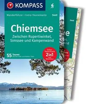 Theil / Göbl |  KOMPASS Wanderführer Chiemsee, Zwischen Rupertiwinkel, Simssee und Kampenwand, 55 Touren mit Extra-Tourenkarte | Buch |  Sack Fachmedien