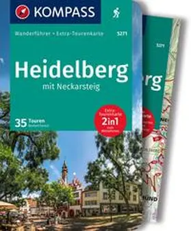  KOMPASS Wanderführer Heidelberg mit Neckarsteig, 35 Touren mit Extra-Tourenkarte | Buch |  Sack Fachmedien