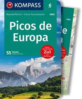 Bernau |  KOMPASS Wanderführer Picos de Europa, 55 Touren mit Extra-Tourenkarte | Buch |  Sack Fachmedien