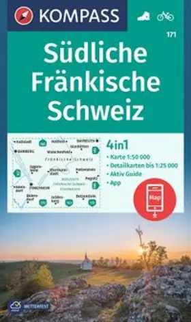  KOMPASS Wanderkarte 171 Südliche Fränkische Schweiz 1:50.000 | Sonstiges |  Sack Fachmedien