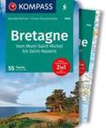 Will |  KOMPASS Wanderführer Bretagne, vom Mont-Saint-Michel bis Saint-Nazaire, 55 Touren mit Extra-Tourenkarte | Buch |  Sack Fachmedien