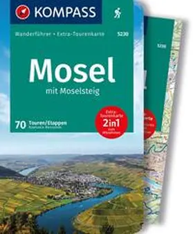 Moczynski |  KOMPASS Wanderführer Mosel mit Moselsteig, 46 Touren und 24 Etappen mit Extra-Tourenkarte | Buch |  Sack Fachmedien