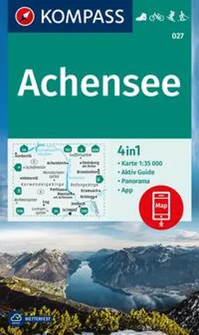  KOMPASS Wanderkarte 027 Achensee 1:35.000 | Sonstiges |  Sack Fachmedien