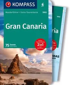 Mertz |  KOMPASS Wanderführer Gran Canaria, 75 Touren mit Extra-Tourenkarte | Buch |  Sack Fachmedien