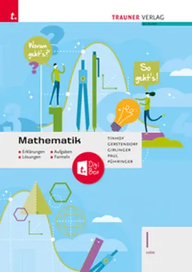 Tinhof / Gerstendorf / Girlinger |  Mathematik I HAK + TRAUNER-DigiBox - Erklärungen, Aufgaben, Lösungen, Formeln | Buch |  Sack Fachmedien