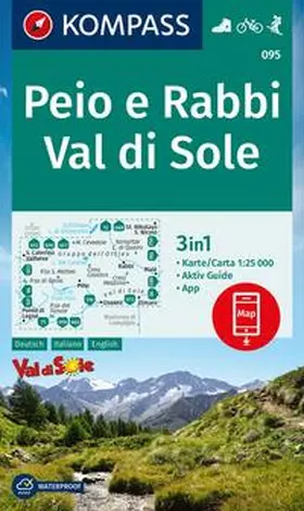  KOMPASS Wanderkarte 095 Peio e Rabbi, Val di Sole 1:25.000 | Sonstiges |  Sack Fachmedien