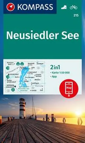  KOMPASS Wanderkarte 215 Neusiedler See 1:50.000 | Sonstiges |  Sack Fachmedien