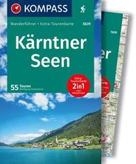 Heitzmann |  KOMPASS Wanderführer Kärntner Seen, 55 Touren mit Extra-Tourenkarte | Buch |  Sack Fachmedien