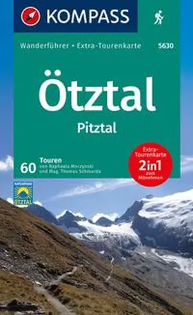 Moczynski / Mag. Schmarda / Schmarda |  KOMPASS Wanderführer Ötztal, Pitztal, 60 Touren mit Extra-Tourenkarte | Buch |  Sack Fachmedien
