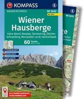 Heriszt |  KOMPASS Wanderführer Wiener Hausberge, 60 Touren mit Extra-Tourenkarte | Buch |  Sack Fachmedien