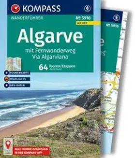 Sturm |  KOMPASS Wanderführer Algarve mit Fernwanderweg Via Algarviana, 64 Touren / Etappen mit Extra-Tourenkarte | Buch |  Sack Fachmedien