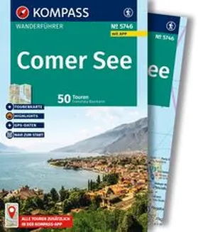 Baumann |  KOMPASS Wanderführer Comer See, 50 Touren mit Extra-Tourenkarte | Buch |  Sack Fachmedien