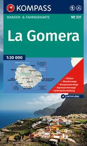  KOMPASS Wanderkarte 231 La Gomera 1:30.000 | Sonstiges |  Sack Fachmedien