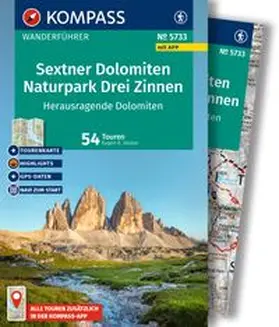 Hüsler |  KOMPASS Wanderführer Sextner Dolomiten, Naturpark Drei Zinnen - Herausragende Dolomiten, 50 Touren mit Extra-Tourenkarte | Buch |  Sack Fachmedien